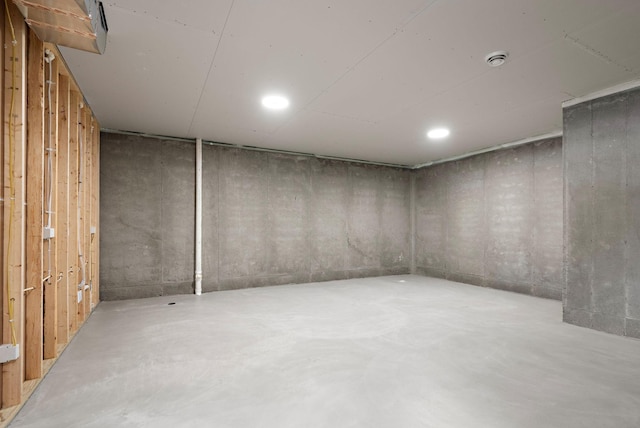3886 Larabee Ave NE, Saint Michael, MN 55376 - unfinished below grade area with recessed lighting