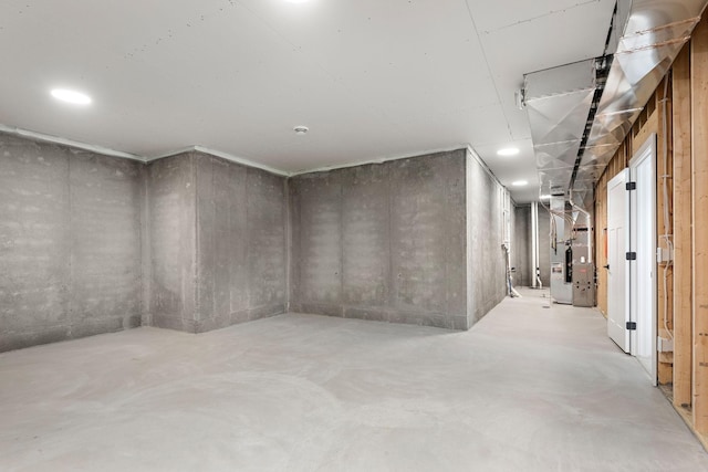 3886 Larabee Ave NE, Saint Michael, MN 55376 - unfinished below grade area with heating unit