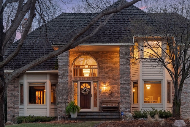 3600 Wedgewood Ln N, Plymouth, MN 55441 - view of front facade with brick siding