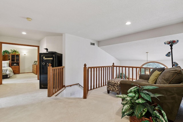 3600 Wedgewood Ln N, Plymouth, MN 55441 - corridor featuring an upstairs landing, carpet, and recessed lighting