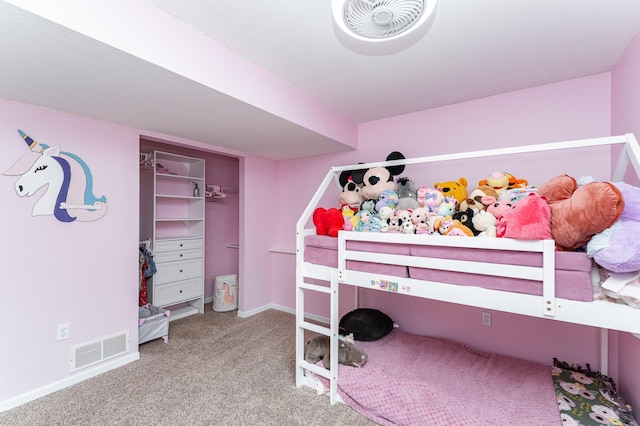 2 Lillie Ln SE, Pine Island, MN 55963 - carpeted bedroom with baseboards and a closet