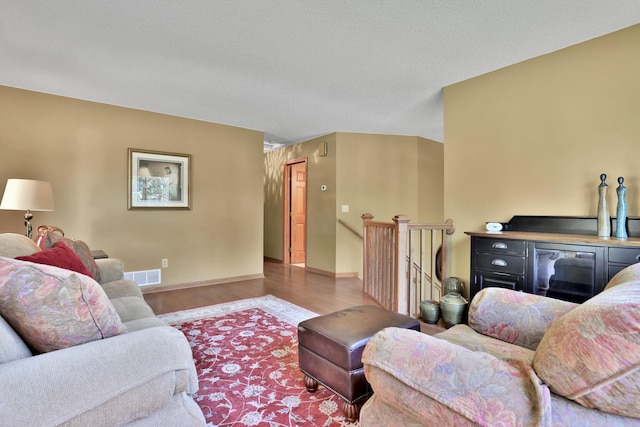 6 Pleasant View Ln, Circle Pines, MN 55014 - living room featuring wood finished floors and baseboards