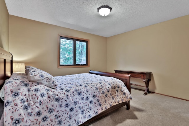 6 Pleasant View Ln, Circle Pines, MN 55014 - carpeted bedroom featuring a textured ceiling and baseboards