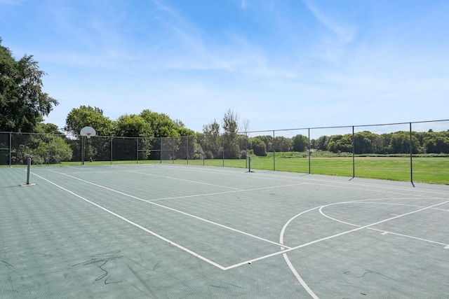 13525 Zenith Ln, Eden Prairie, MN 55346 - view of tennis court featuring community basketball court