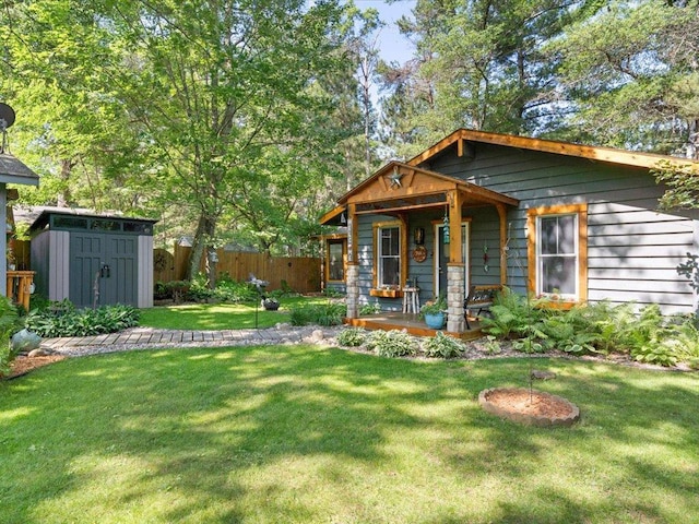 26803 Pelican Beach Rd, Merrifield, MN 56465 - view of shed with covered porch