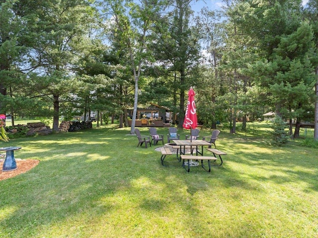 26803 Pelican Beach Rd, Merrifield, MN 56465 - view of grassy yard