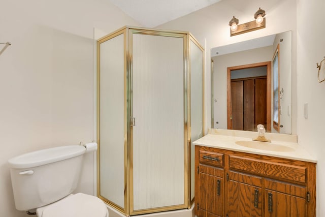 8040 Lea Rd, Bloomington, MN 55438 - full bathroom featuring vanity and a shower stall