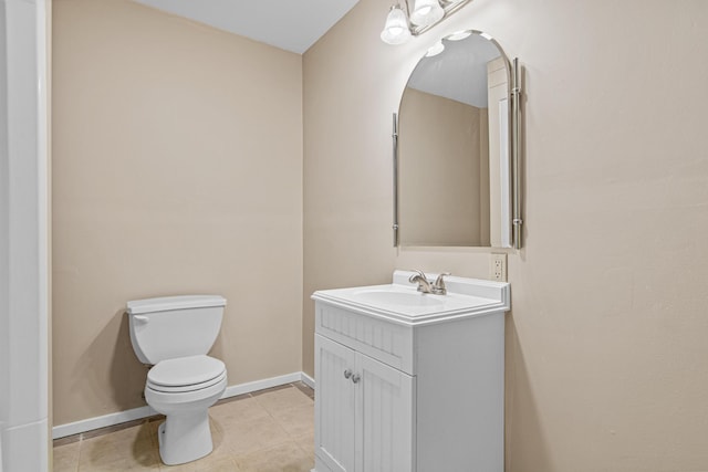 940 14th Ln SE, Cambridge, MN 55008 - half bathroom featuring vanity and tile patterned flooring