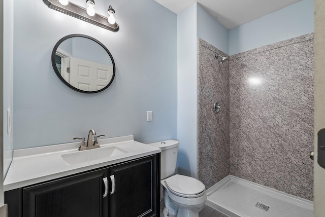 30354 118th St, Baldwin Twp, MN 55371 - bathroom with a tile shower and vanity