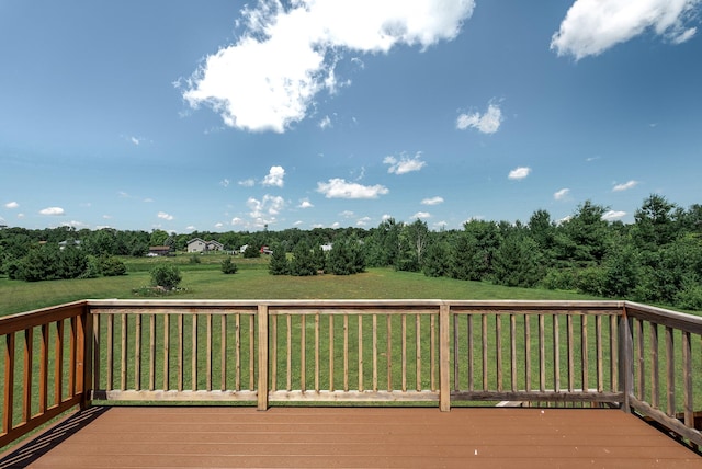 30354 118th St, Baldwin Twp, MN 55371 - wooden terrace with a yard