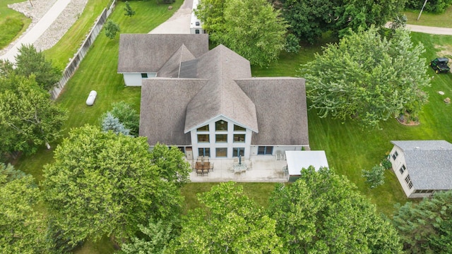 36773 Rose Lake Rd, Hobart Twp, MN 56544 - view from above of property