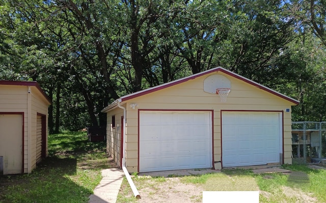 34251 190th Ave, Erhards Grove Twp, MN 56534 - view of detached garage