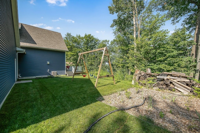 18465 Lake Ln, Chengwatana Twp, MN 55063 - view of grassy yard with a playground