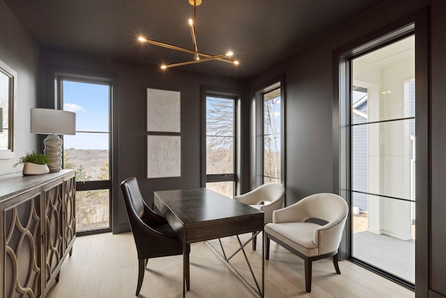 5250 Polaris Ln N, Plymouth, MN 55446 - sunroom / solarium featuring a chandelier
