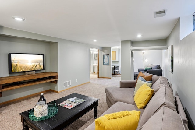 3212 Kentucky Ave S, Saint Louis Park, MN 55426 - living room with light carpet and recessed lighting