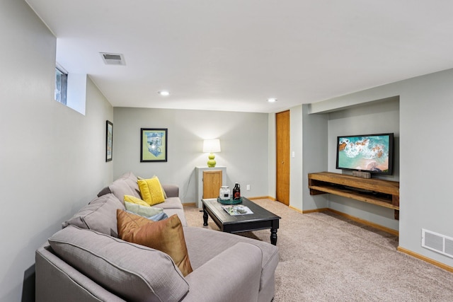 3212 Kentucky Ave S, Saint Louis Park, MN 55426 - living area with carpet floors and recessed lighting