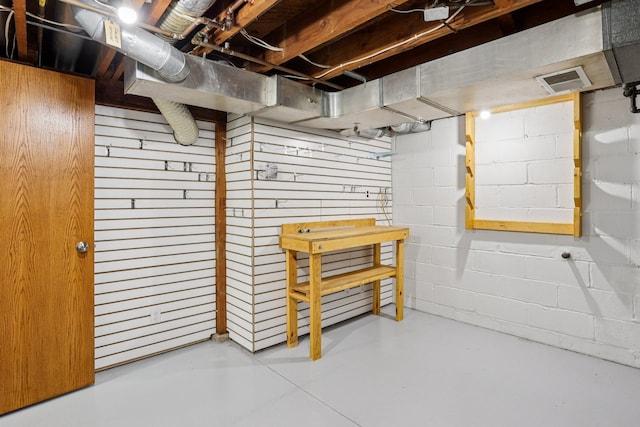 3212 Kentucky Ave S, Saint Louis Park, MN 55426 - unfinished basement with concrete block wall