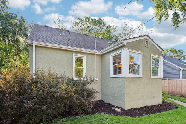 3212 Kentucky Ave S, Saint Louis Park, MN 55426 - view of home's exterior with stucco siding and roof with shingles