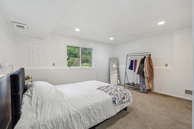 2715 90th Ln NE, Blaine, MN 55449 - carpeted bedroom with recessed lighting
