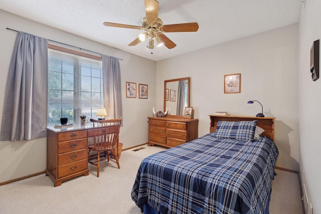 10910 38th Ave N, Plymouth, MN 55441 - bedroom featuring light colored carpet and ceiling fan
