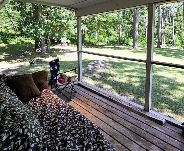 17544 366th St, Bagley, MN 56621 - deck with a yard