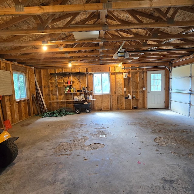 17544 366th St, Bagley, MN 56621 - garage featuring a garage door opener