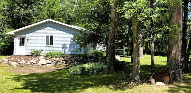 17544 366th St, Bagley, MN 56621 - view of side of property featuring a yard