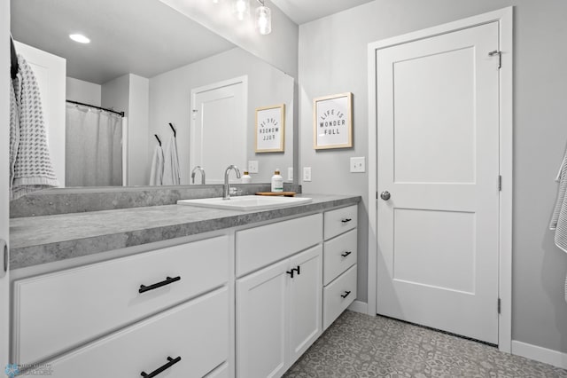 1030 Albert Dr W, West Fargo, ND 58078 - bathroom featuring vanity and tile patterned floors