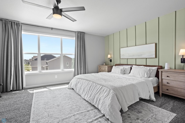 1030 Albert Dr W, West Fargo, ND 58078 - carpeted bedroom with a ceiling fan