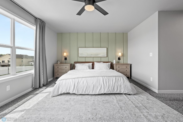 1030 Albert Dr W, West Fargo, ND 58078 - carpeted bedroom featuring baseboards and ceiling fan