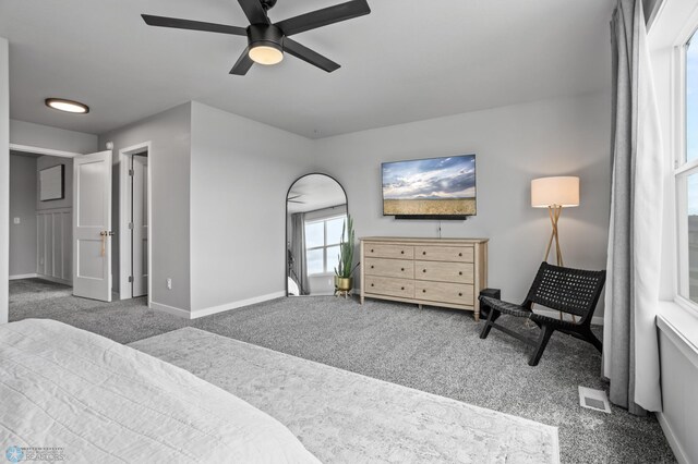 1030 Albert Dr W, West Fargo, ND 58078 - bedroom featuring carpet flooring and ceiling fan