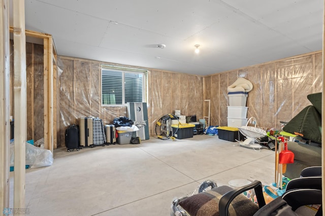 1030 Albert Dr W, West Fargo, ND 58078 - finished basement with wooden walls