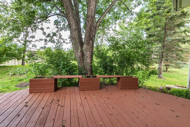 4019 Baffin Ln NE, Rochester, MN 55906 - view of wooden deck