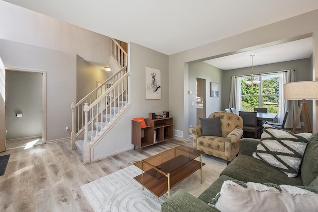 2722 Autumn Woods Dr, Chaska, MN 55318 - living room with stairway and wood finished floors