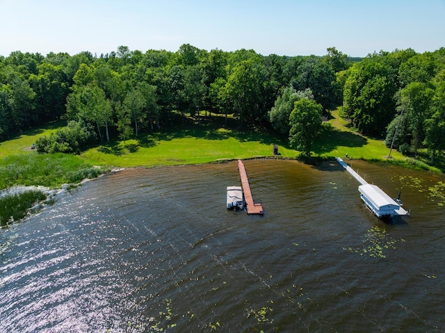 90162 Shady Oak Ln, Kerrick Twp, MN 55756 - dock area featuring a water view