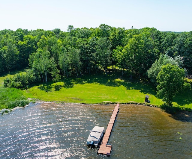 90162 Shady Oak Ln, Kerrick Twp, MN 55756 - dock area with a water view