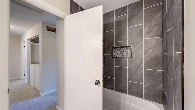 929 40th St NW, Rochester, MN 55901 - bathroom with shower / bathtub combination and baseboards
