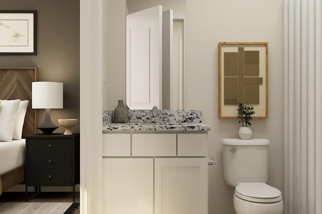 5328 397th St, North Branch, MN 55056 - bathroom featuring vanity and toilet