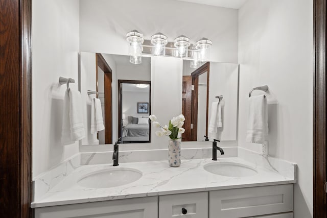 6485 46th Ave SE, Haven Twp, MN 56304 - ensuite bathroom with double vanity