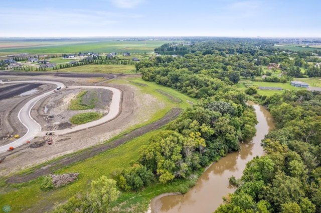 8153 Memory Ln, Horace, ND 58047 - aerial view of sparsely populated area with a large body of water