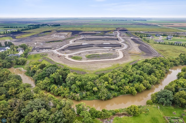 8153 Memory Ln, Horace, ND 58047 - aerial view of property and surrounding area featuring a large body of water and rural landscape