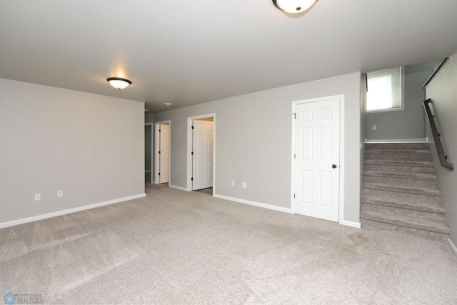 1170 Highland Ln W, West Fargo, ND 58078 - carpeted spare room featuring baseboards and stairway