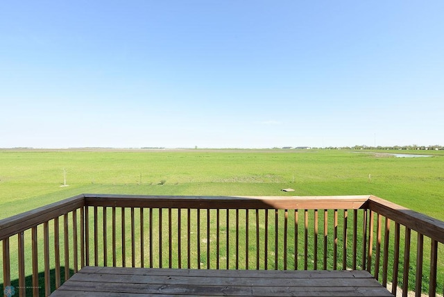1170 Highland Ln W, West Fargo, ND 58078 - deck with a rural view and a yard