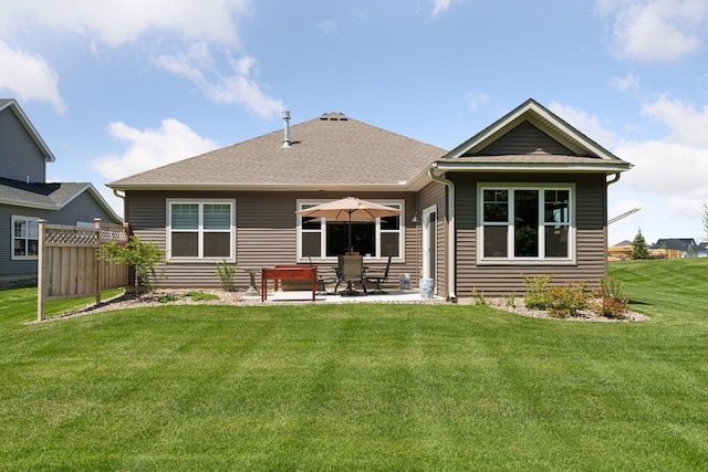 1101 Fabel Ln, Waconia, MN 55387 - back of property with a patio and roof with shingles