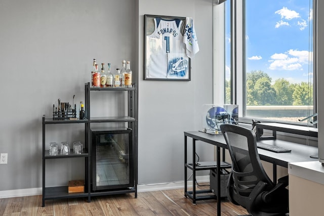 8151 33rd Ave S Unit 201, Bloomington, MN 55425 - office space featuring wood finished floors and a dry bar