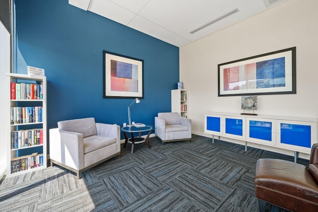 8151 33rd Ave S Unit 201, Bloomington, MN 55425 - sitting room featuring carpet flooring and baseboards