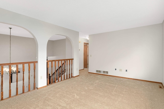 5698 Turtle Lake Rd, Shoreview, MN 55126 - carpeted spare room featuring baseboards