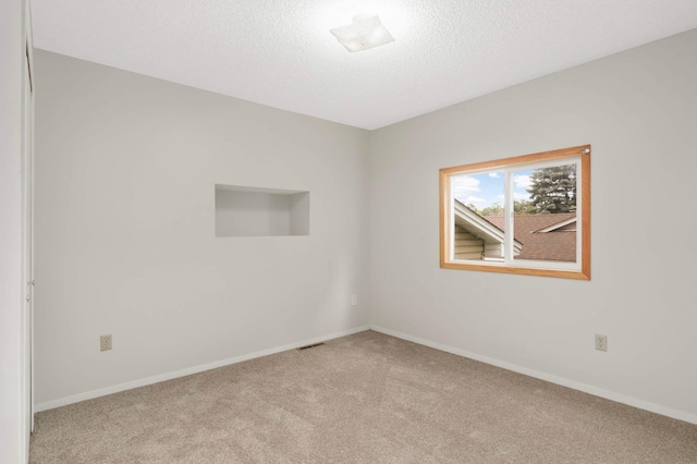 5698 Turtle Lake Rd, Shoreview, MN 55126 - empty room with light carpet and a textured ceiling
