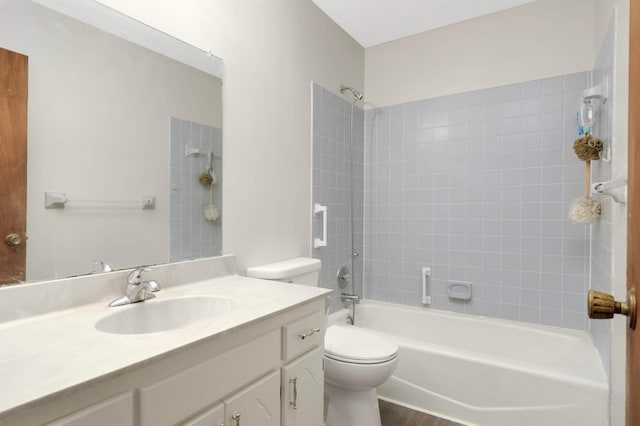 5698 Turtle Lake Rd, Shoreview, MN 55126 - full bath featuring vanity and tub / shower combination