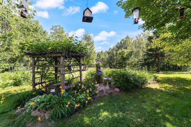 589 Seboe Rd, Wrenshall Twp, MN 55797 - view of grassy yard